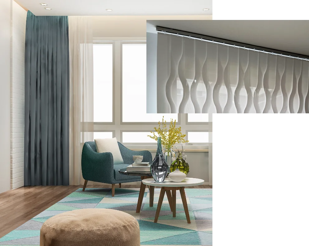 Cortinas verticales